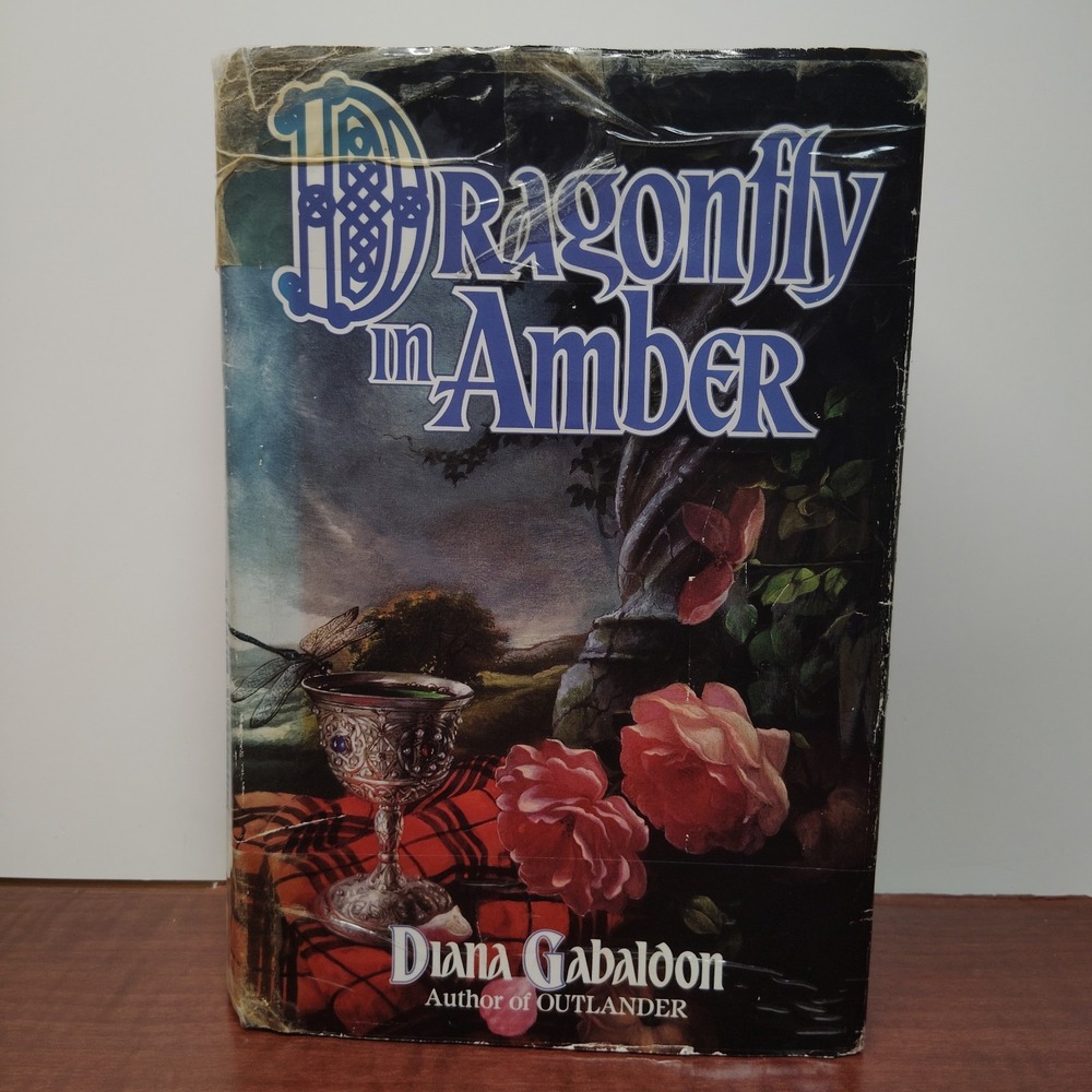 Diana Gabaldon DRAGONFLY IN AMBER 1st Ed 4th Printing - HC/DJ